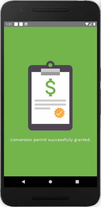 grant conversion permit